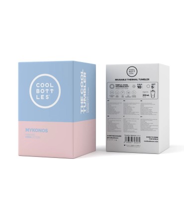PARADISE TUMBLER MYKONOS  350 ML. COOL BOTTLES