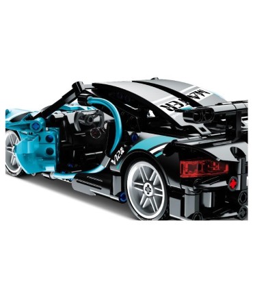 iMMASTER COCHE DE CARRERAS AZUL 422 PIEZAS