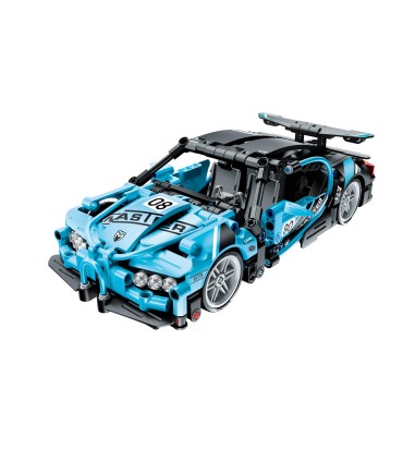 iMMASTER COCHE DE CARRERAS AZUL 422 PIEZAS