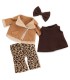 CONJUNTO ROPA LUCKY TRAJE DE LEOPARDO