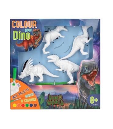 COLOREA TU DINO DIY DINO WORLD