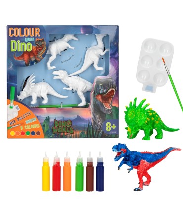 COLOREA TU DINO DIY DINO WORLD