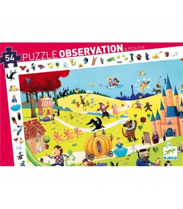 PUZZLE OBSERVACION CUENTOS DJECO