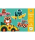 PUZZLE DUO COCHES DE CARRERAS DJECO