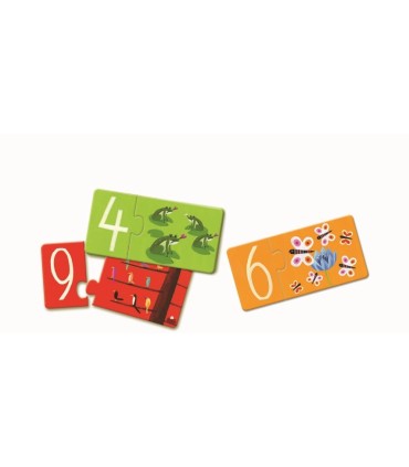 PUZZLE DUO NUMEROS DJECO