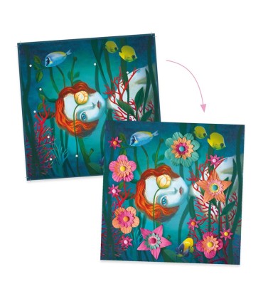 PAPEL CREATIVO ROCK'N ROSAS DJECO