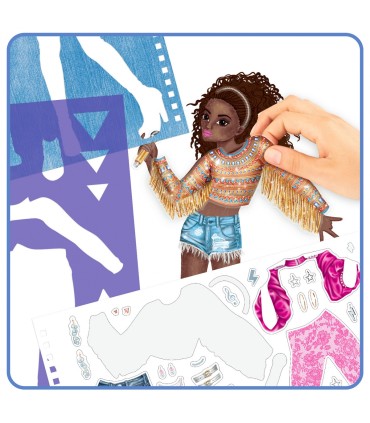 TOP MODEL CUADERNO COLOREAR POPSTAR