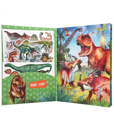 DINO WORLD PEGATINAS RELIEVE