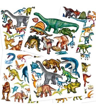 DINO WORLD PEGATINAS RELIEVE