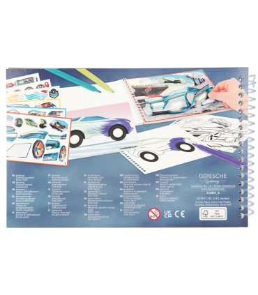 LIBRO COLOREAR MONSTER CARS