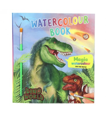 DINO WORLD LIBRO DE ACUARELAS