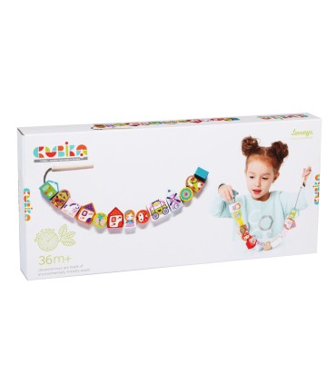 JUEGO DE ENSARTAR DE MADERA-CUENTO DE HADAS