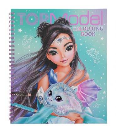 LIBRO DE COLOREAR TOP MODEL