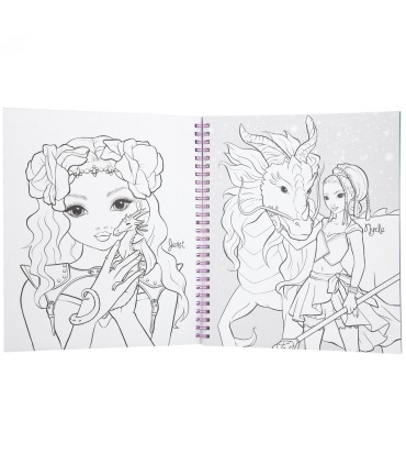 LIBRO DE COLOREAR TOP MODEL