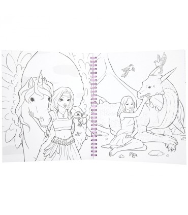 LIBRO DE COLOREAR TOP MODEL