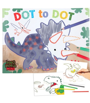 LIBRO COLOREAR DINO WORLD