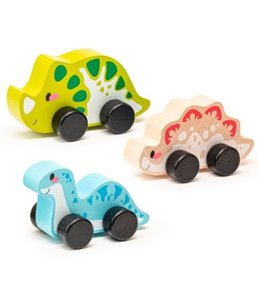 SET DINOS DE MADERA