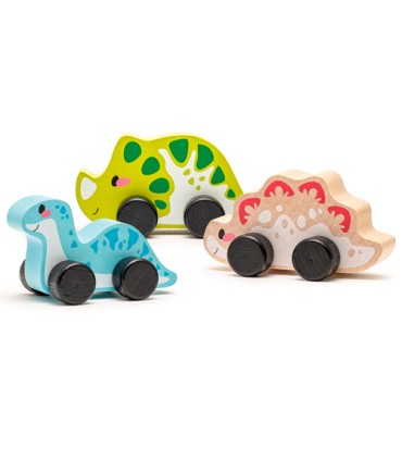 SET DINOS DE MADERA