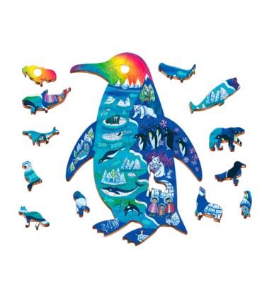 WOODY PUZZLE ANIMALES POLARES