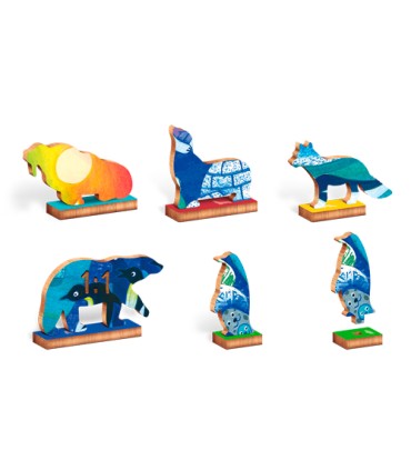 WOODY PUZZLE ANIMALES POLARES