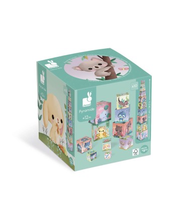 PIRÁMIDE CUADRADA ANIMALES ADORABLES