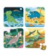 SET 4 PUZZLES EVOLUTIVOS DINOS JANOD