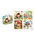SET 4 PUZZLES EVOLUTIVOS 4 ESTACIONES JANOD