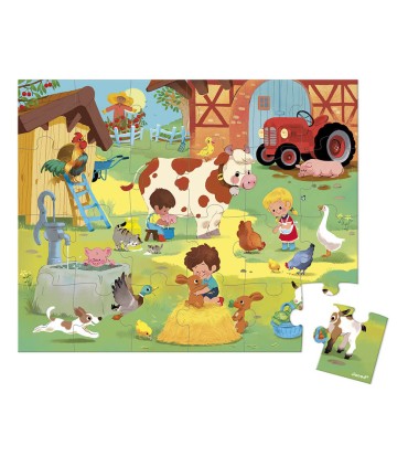PUZZLE 1 DÍA EN LA GRANJA JANOD