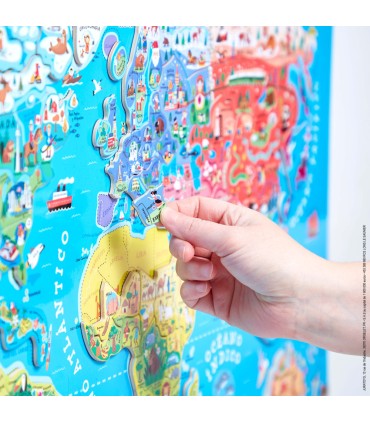 PUZLE MAGNÉTICO ATLAS MUNDIAL