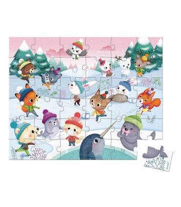 PUZLE FIESTA EN LA NIEVE JANOD