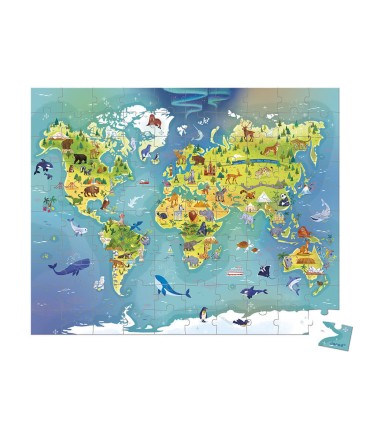 PUZZLE DEL MUNDO JANOD
