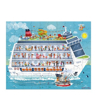 x2 PUZZLES BARCO DE CRUCERO  JANOD
