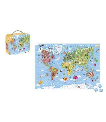 PUZZLE GIGANTE ATLAS MUNDIAL JANOD