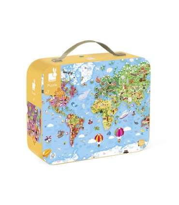 PUZZLE GIGANTE ATLAS MUNDIAL JANOD