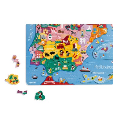 MAPA MAGNÉTICO DE ESPAÑA JANOD