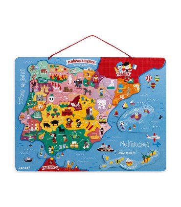 MAPA MAGNÉTICO DE ESPAÑA JANOD