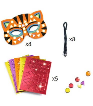 MÁSCARAS PARA DECORAR-ANIMALES DE LA SELVA