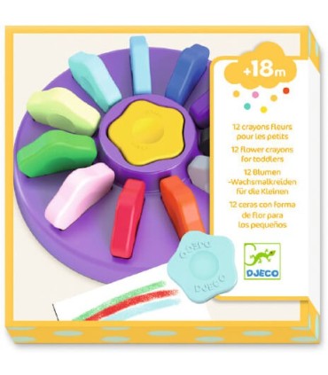 CERAS CON FORMA DE FLOR 12 UDS