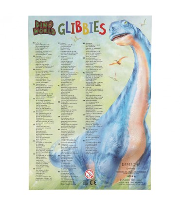 DINO WORLD PEGATINAS DE GEL