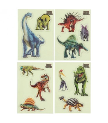 DINO WORLD PEGATINAS DE GEL