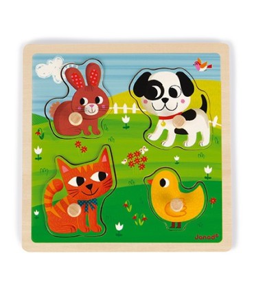 PUZLE TACTIL ANIMALES