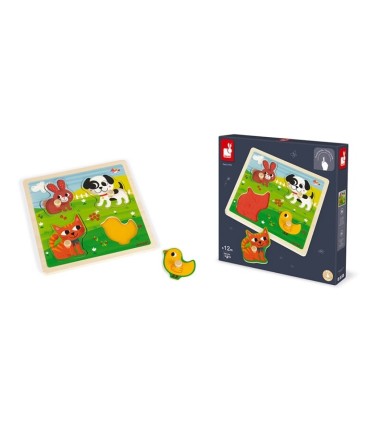 PUZLE TACTIL ANIMALES