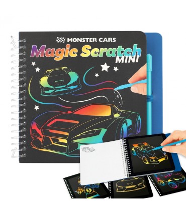 MONSTER CARS MINI MAGIC SCRATCH BOOK
