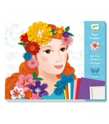 PAPEL CREATIVO MUCHACHAS CON FLORES