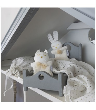 PELUCHE CONEJITO MINI TOUDOUX CON BOLSITA