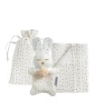 PELUCHE CONEJITO MINI TOUDOUX CON BOLSITA