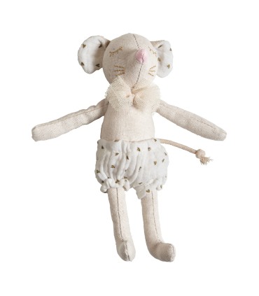 BEBÉ RATÓN LEO Y SU MOISÉS