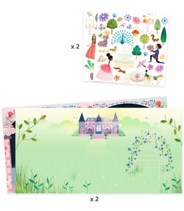 PEGATINAS LA VIDA EN EL CASTILLO