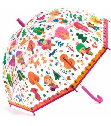 PARAGUAS TRANSPARENTE BOSQUE