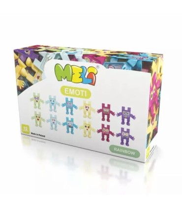 MELI EMOTI RAINBOW 12 PIEZAS
